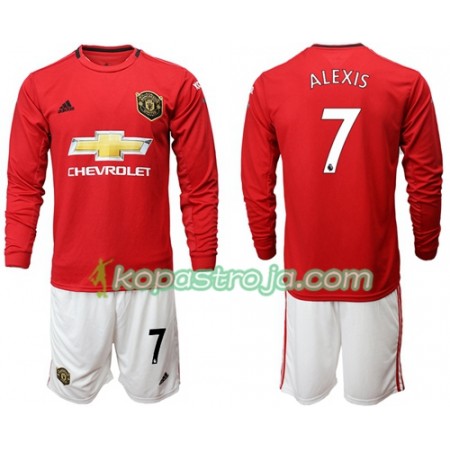 Billiga Fotbollströjor Manchester United Alexis 7 Barn Hemma tröja 2019/20 Långärmad